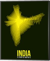India Radiant Map 3 Fine Art Print