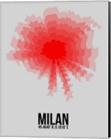 Milan Radiant Map 1 Fine Art Print