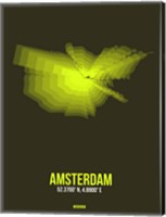 Amsterdam Radiant Map 5 Fine Art Print