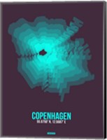 Copenhagen Radiant Map 2 Fine Art Print