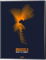 Brussels Radiant Map 3 Fine Art Print