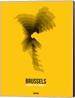 Brussels Radiant Map 4 Fine Art Print
