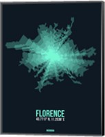 Florence Radiant Map 2 Fine Art Print