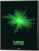 Florence Radiant Map 3 Fine Art Print