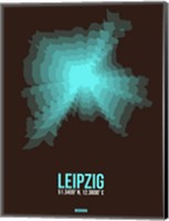 Leipzig Radiant Map 2 Fine Art Print