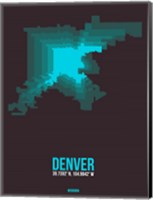 Denver Radiant Map 4 Fine Art Print