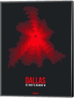 Dallas Radiant Map 3 Fine Art Print