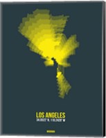 Los Angeles Radiant Map 1 Fine Art Print