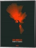 Los Angeles Radiant Map 4 Fine Art Print