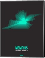 Memphis Radiant Map 2 Fine Art Print