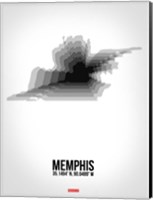 Memphis Radiant Map 5 Fine Art Print