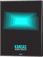 Kansas Radiant Map 5 Fine Art Print