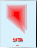 Nevada Radiant Map 1 Fine Art Print