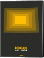 Colorado Radiant Map 5 Fine Art Print