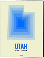 Utah Radiant Map 1 Fine Art Print