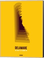 Delaware Radiant Map 3 Fine Art Print