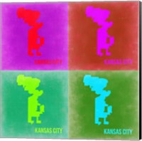 KansasCity Pop Art Map 2 Fine Art Print