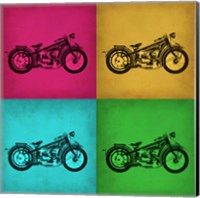 Vintage Bike Pop Art 1 Fine Art Print