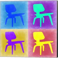 Eames Chair Pop Art 4 Fine Art Print