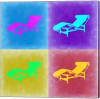 Lounge Chair Pop Art 2 Fine Art Print