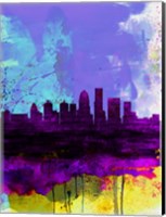 Louisville Watercolor Skyline Fine Art Print