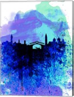 Venice Watercolor Skyline Fine Art Print