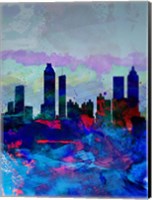 Atlanta Watercolor Skyline Fine Art Print