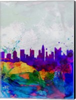 Columbus Watercolor Skyline Fine Art Print