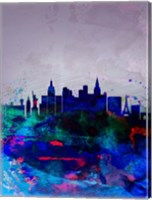 Las Vegas Watercolor Skyline Fine Art Print