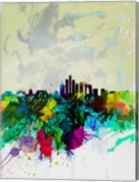 Beijing Watercolor Skyline Fine Art Print