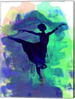 Ballerina's Dance Watercolor 2 Fine Art Print