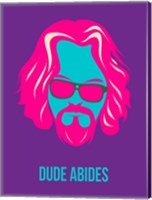 Dude Abides Purple Fine Art Print