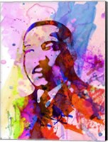 Martin Luther King Watercolor Fine Art Print