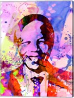 Nelson Mandela Watercolor Fine Art Print