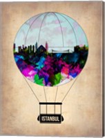 Istanbul Air Balloon Fine Art Print
