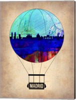 Madrid Air Balloon Fine Art Print