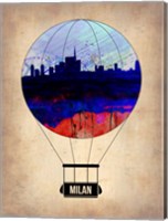Milan Air Balloon Fine Art Print