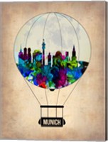 Munich Air Balloon Fine Art Print