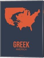 Greek America 3 Fine Art Print