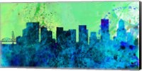 Portland City Skyline Fine Art Print