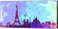 Paris City Skyline Fine Art Print