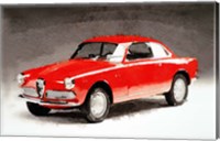 1958 Alfa Romeo Giulietta Sprint Fine Art Print