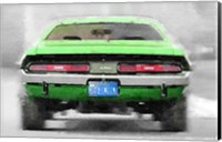 Dodge Challenger Rear Fine Art Print