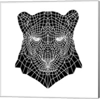 Panther Head Mesh Fine Art Print