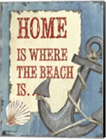 Home - Where the Beach Is Fine Art Print