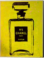 Chanel Pop Art Yellow Chic Fine Art Print