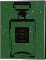 Chanel Pop Art Green Chic Fine Art Print