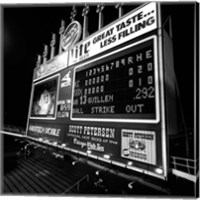 Scoreboard at U.S. Cellular Field, Chicago, Cook County, Illinois Fine Art Print