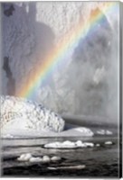 Rainbow over Skogarfoss Waterfall Iceland Fine Art Print