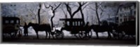Horse Drawn Carriages, Chicago, Illinois Fine Art Print